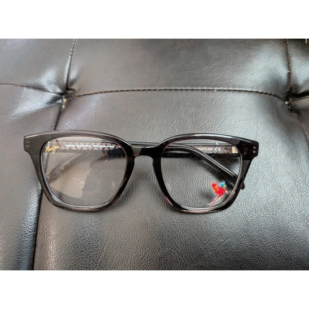 Maui Jim MJO2121-11 Crystal Gray Acetate Unisex Eyeglasses 51mm